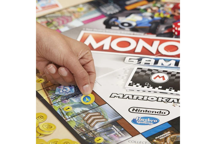 Monopoly - Gamer Mario Kart Race for highest score Board Game