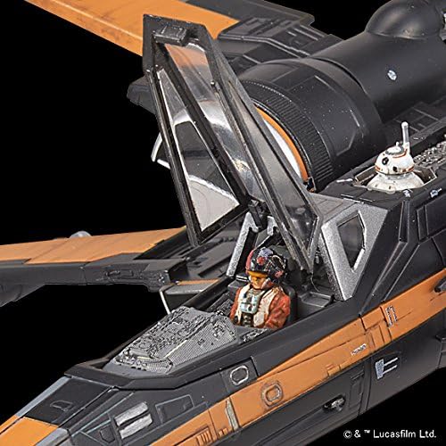 Bandai Star Wars -  1/72 Poe's X-Wing Fighter The Force Awakens Model Kit