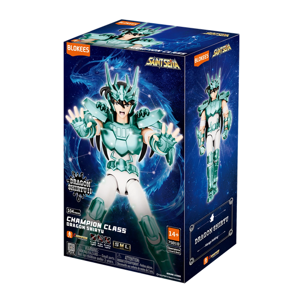 Blokees Saint Seiya Model Kit Champion Class 09 - Dragon Shiryu CC09