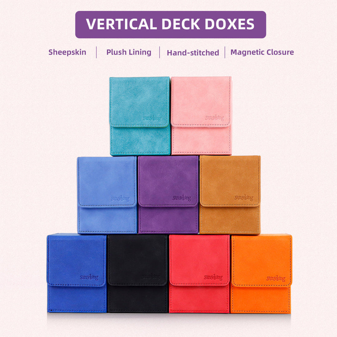 Sanseking - PU Deck Box for TCG (Vertical,Purple)
