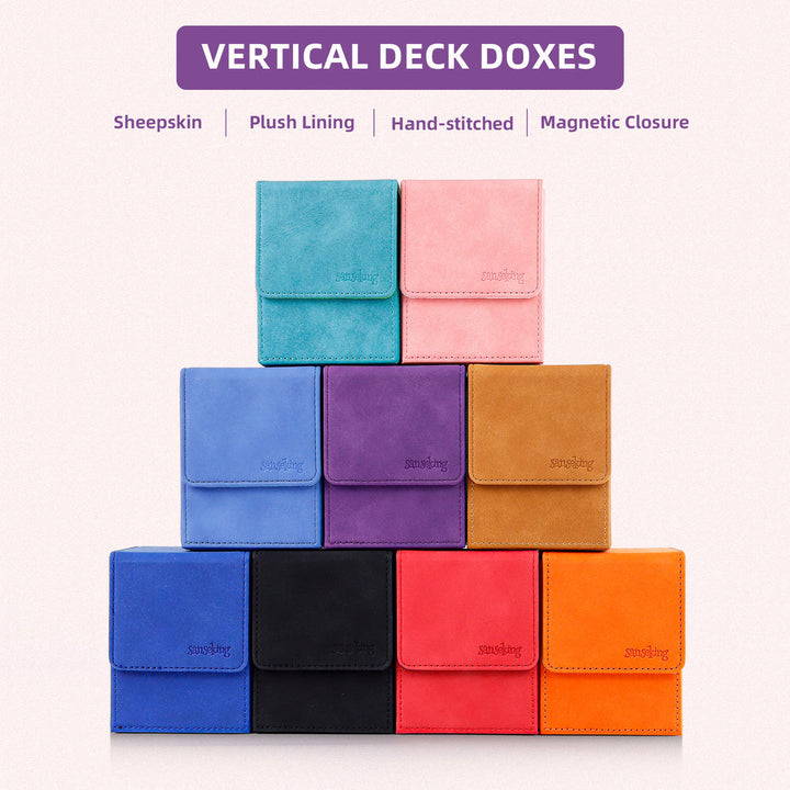 Sanseking - PU Deck Box for TCG (Vertical,Purple)