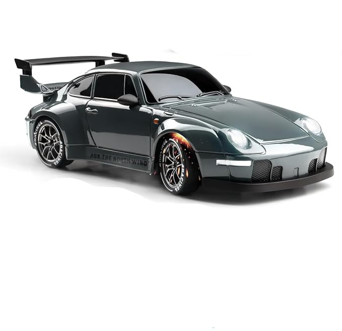 Remote Control Drifting Car - 1:24 Multicolored RC Car With LED Lights