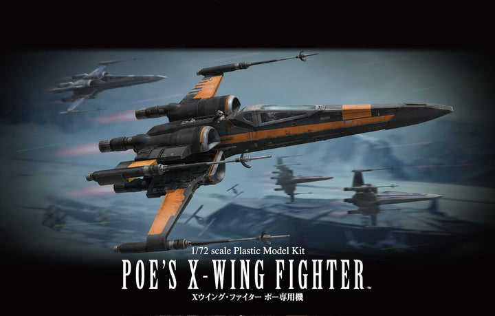 Bandai Star Wars -  1/72 Poe's X-Wing Fighter The Force Awakens Model Kit