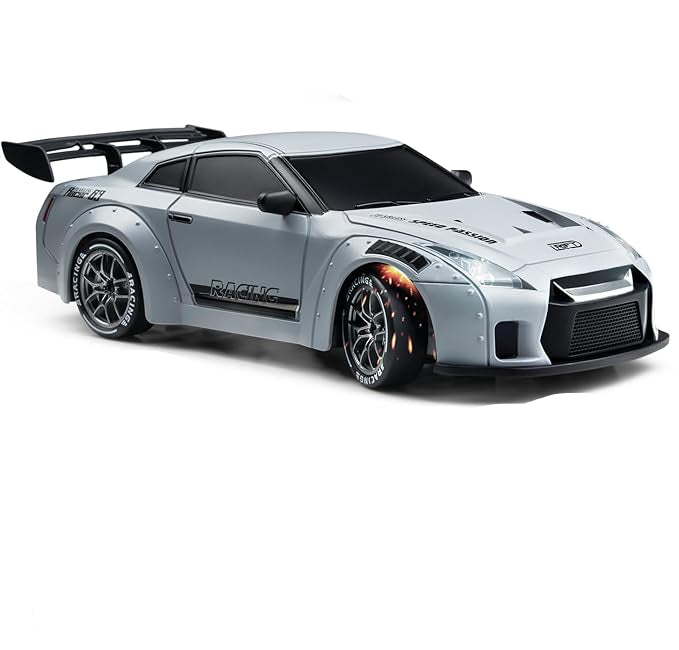Remote Control Drifting Car - 1:24 Multicolored RC Car With LED Lights