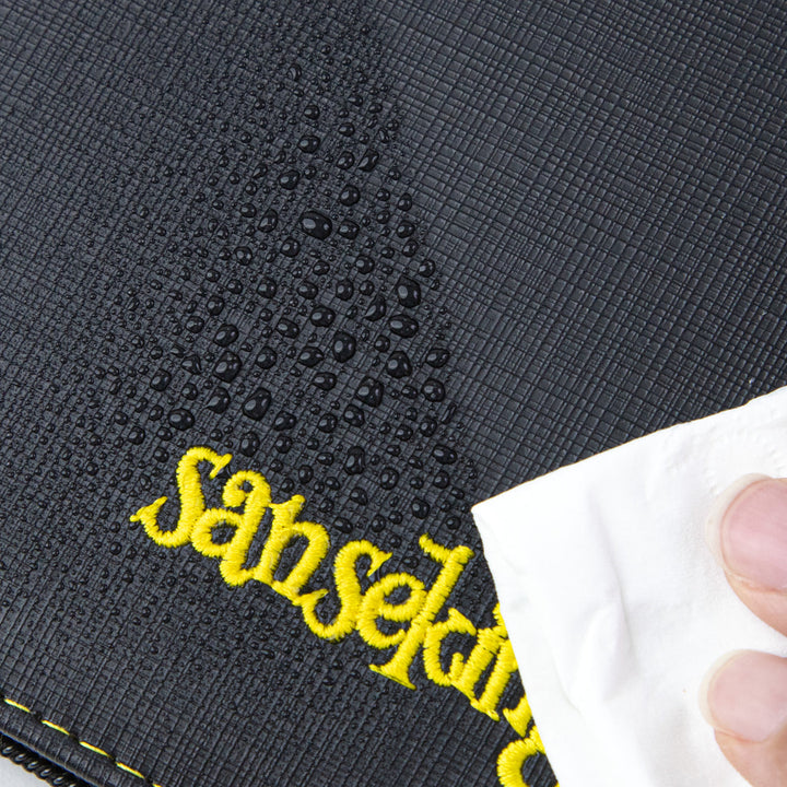 Sanseking - Black Grid 9 Pocket PU Binder with Waffle Pages