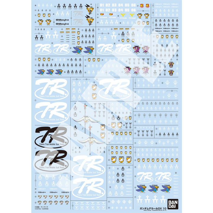 BANDAI Decal - P-Bandai DX 10 Water Decal