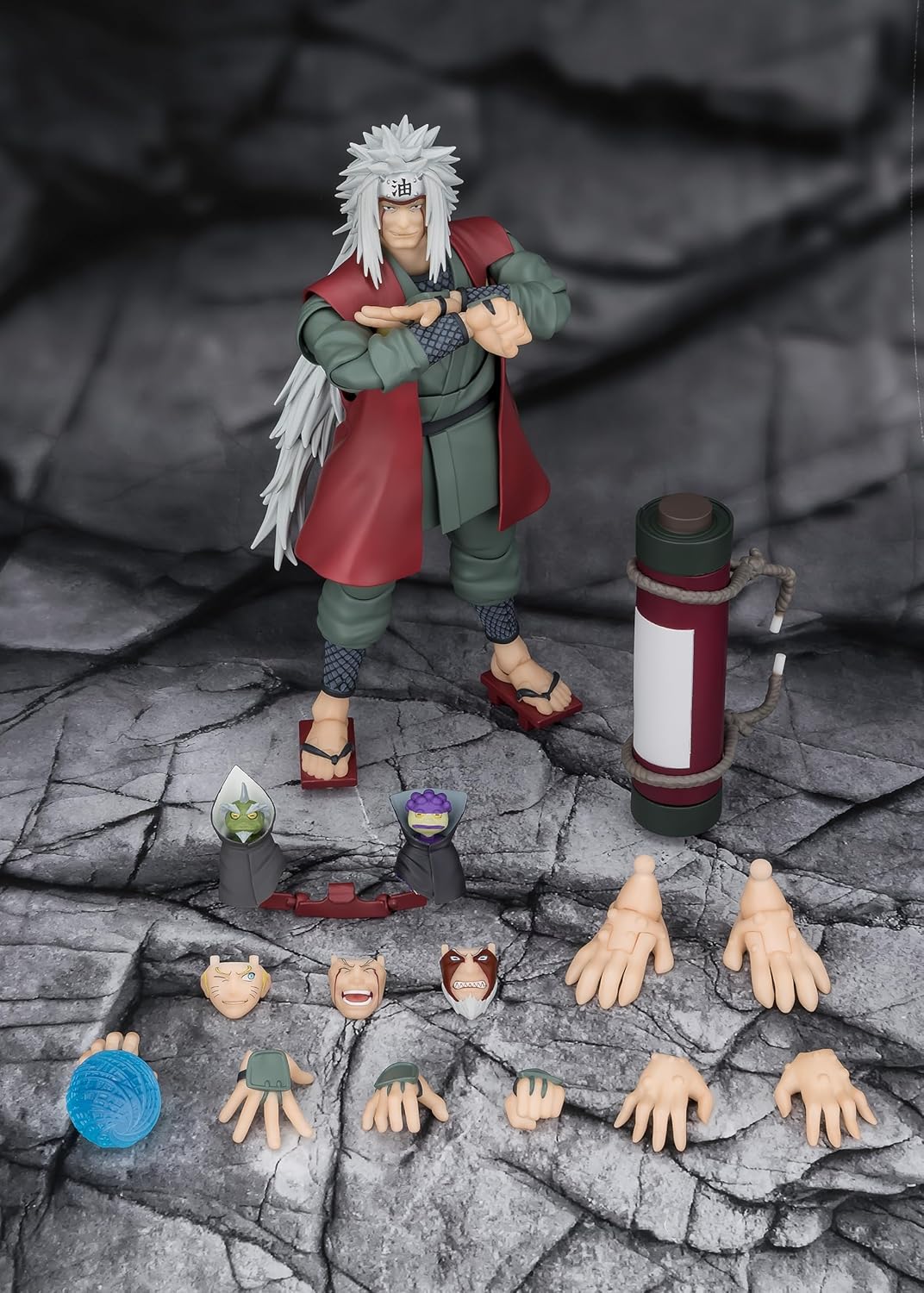 Naruto -  P-Bandai S.H.Figuarts JIRAIYA -Hidden Leaf Heroic Master Sage- (Sage Mode Set)