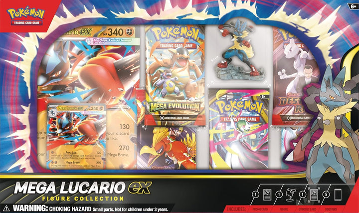 Pokemon TCG - Mega Lucario ex Figure Collection Box