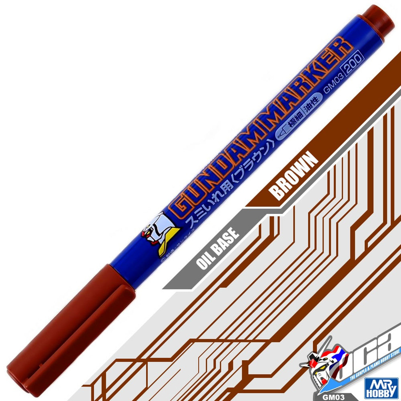 Mr. Hobby Gundam Marker EX – Set Oro Bianco (XGM07) E Oro Giallo (XGM08) Con Punta Stilo Originale