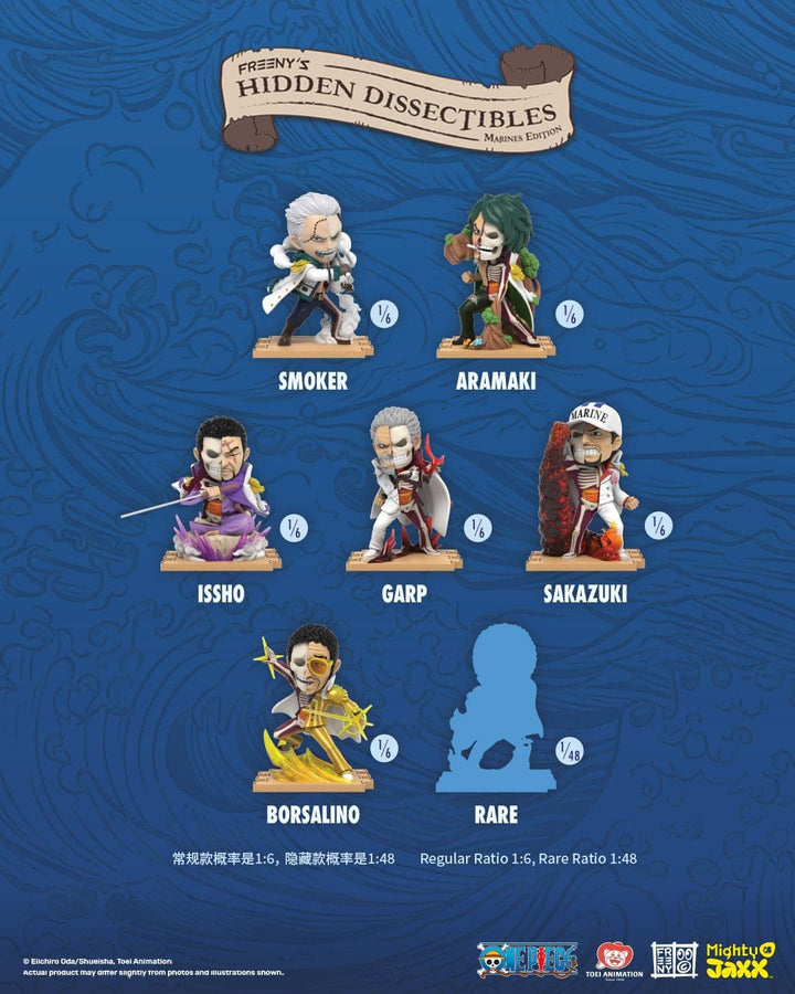 Mighty Jaxx - One Piece Freeny's Hidden Dissectibles (Marines Edition) Blind Box