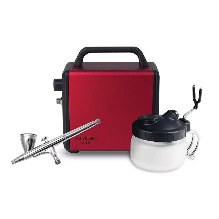 SPARMAX - Arism Mini Airbrushing Kit With MAX-3 Combo (Burgundy Red)