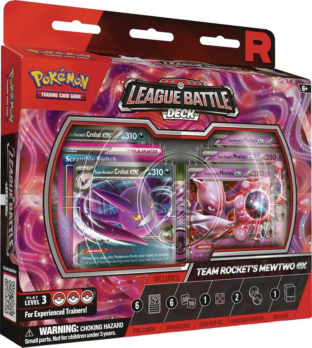 Pokemon TCG - Team Rocket’s Mewtwo ex League Battle Deck