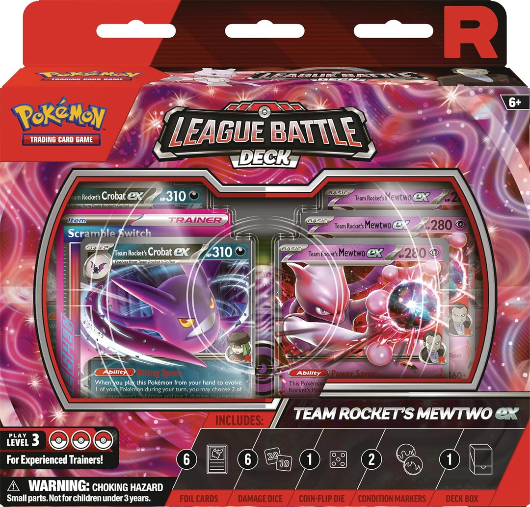 Pokemon TCG - Team Rocket’s Mewtwo ex League Battle Deck