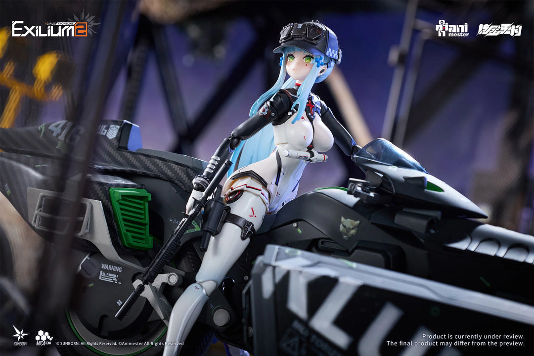 Animaster & 核金重构 - 1/12 Girls' Frontline 2 Klukai + Motorcycle (Model Kit) Set Of 2 [PRE-ORDER]