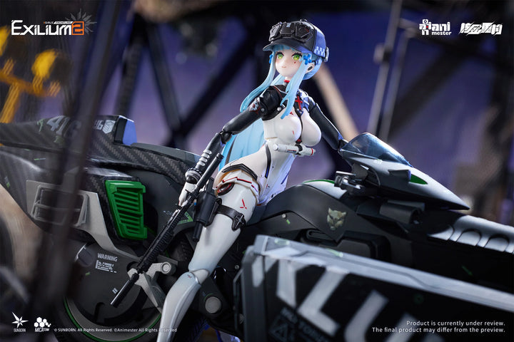 Animaster & 核金重构 - 1/12 Girls' Frontline 2 Klukai + Motorcycle (Model Kit) Set Of 2 [PRE-ORDER]