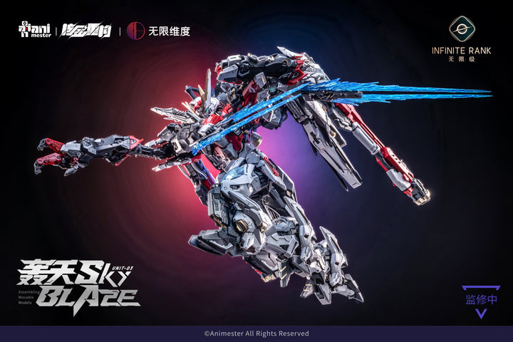 Animaster & 核金重构 x Infinite Dimensions - 1/72 Unit 3 Mecha Sky Blaze 轰天号 [PRE-ORDER]