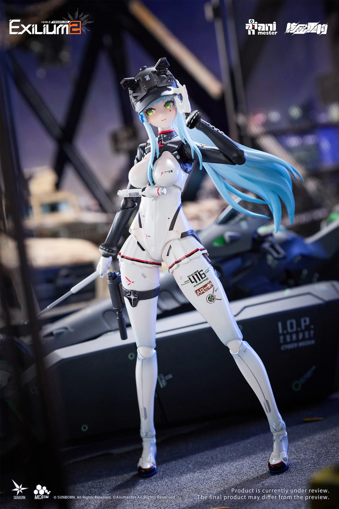 Animaster & 核金重构 - 1/12 Girls' Frontline 2 Klukai + Motorcycle (Model Kit) Set Of 2 [PRE-ORDER]