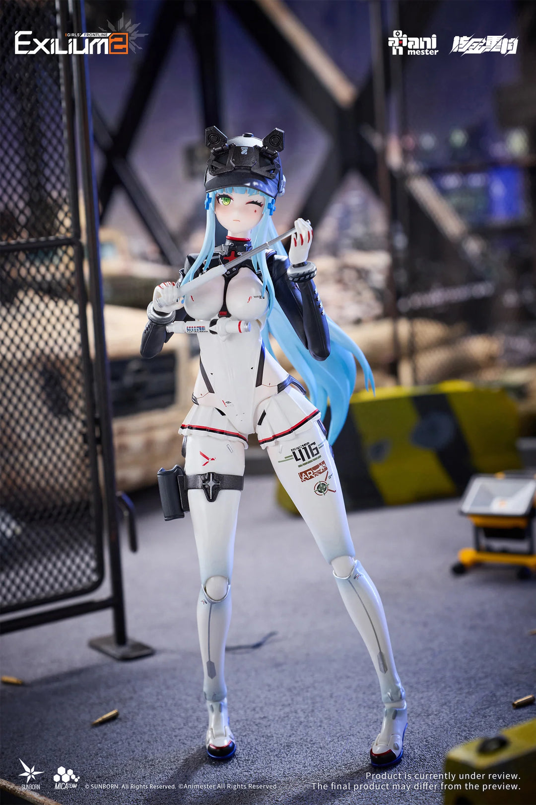 Animaster & 核金重构 - 1/12 Girls' Frontline 2 Klukai + Motorcycle (Model Kit) Set Of 2 [PRE-ORDER]