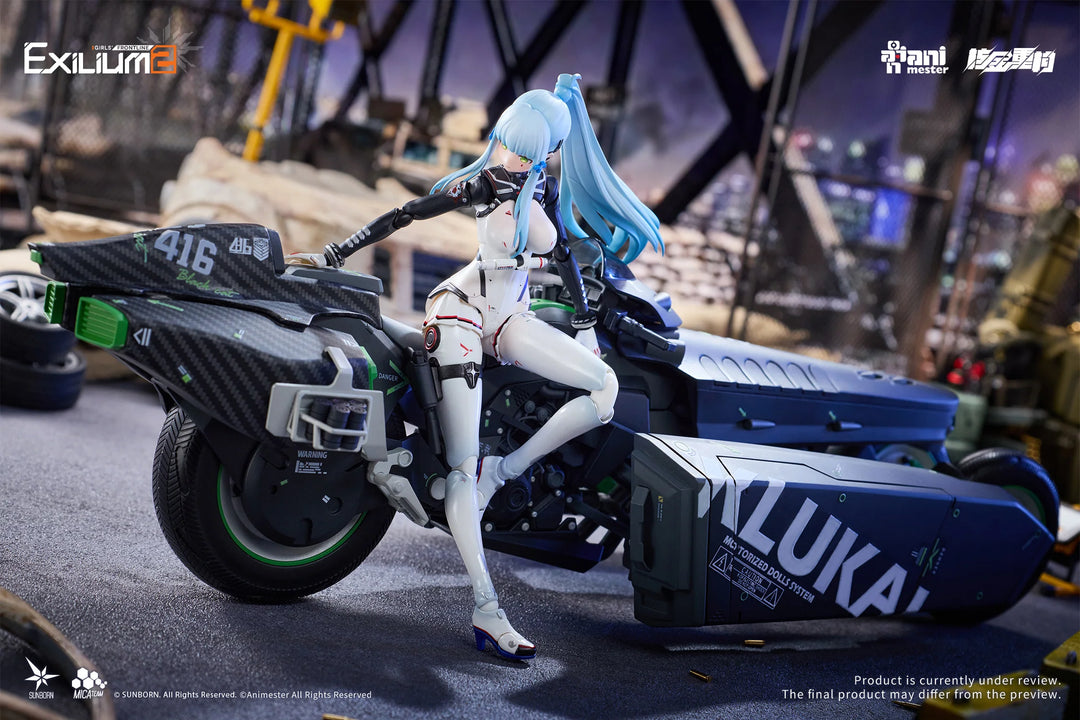Animaster & 核金重构 - 1/12 Girls' Frontline 2 Klukai + Motorcycle (Model Kit) Set Of 2 [PRE-ORDER]