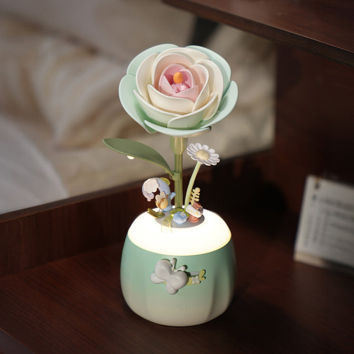 ROKR - Minty Camellia Lamp DIY 3D Flower Night Light AF02S [PRE-ORDER]