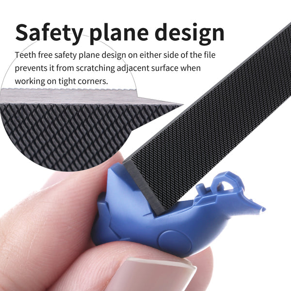 DSPIAE AT-FX DLC Coated Stainless Steel Hand File Grit