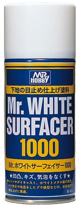 MR HOBBY - GSI Creos Mr.White Surfacer 1000 Spray B511