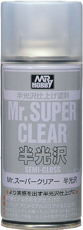 MR HOBBY - GSI Creos Mr. Super Clear Semi-Gloss Spray B516