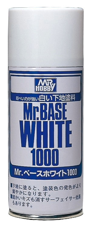 MR HOBBY - GSI Creos Mr. Base White 1000 Spray B518