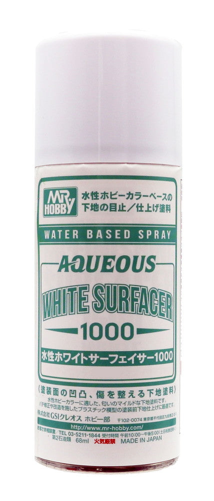 MR HOBBY - GSI Creos Aqueous White Surfacer 1000 Spray B612