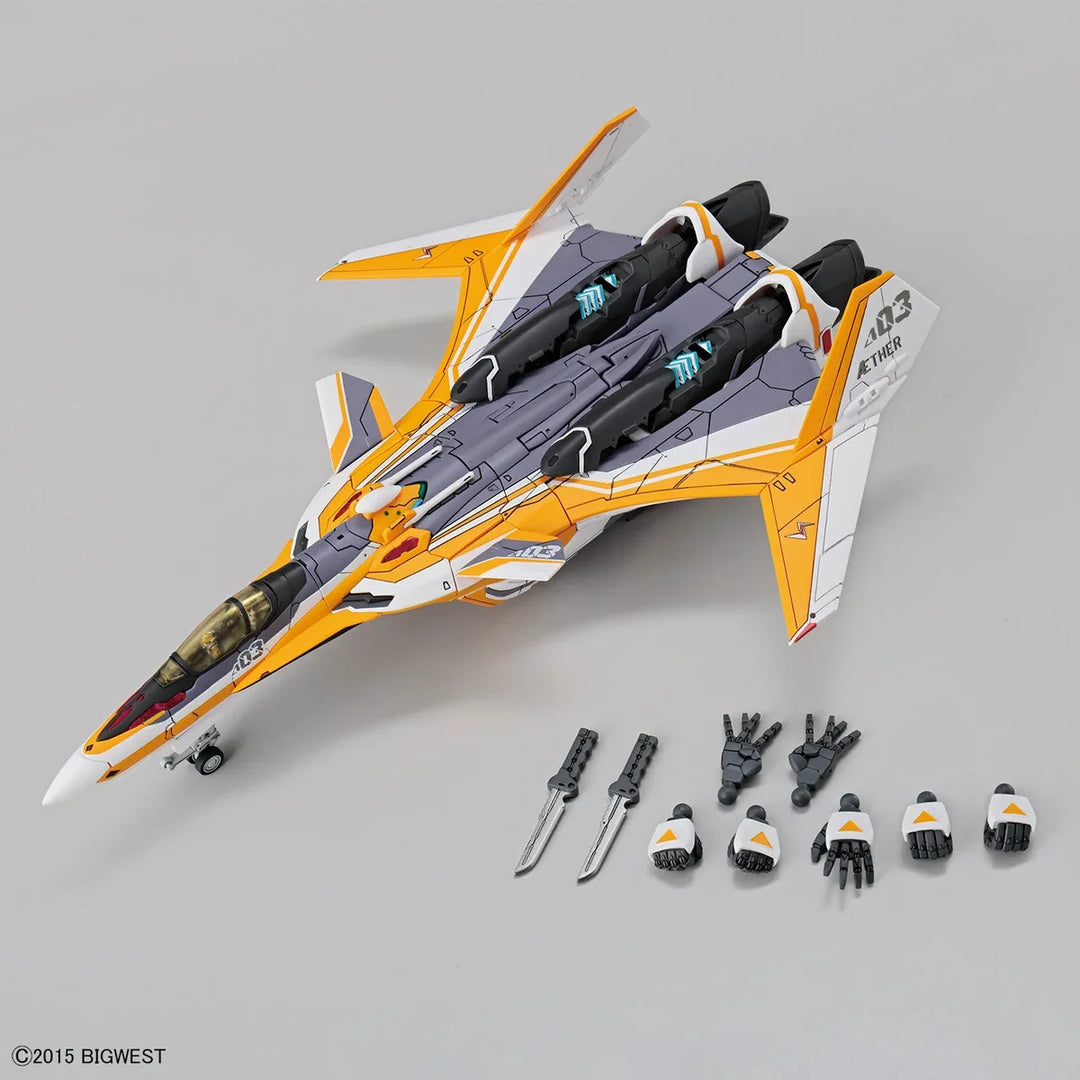 Macross - 1/100 HG VF-31E Siegfried (Chuck Mustang Use)