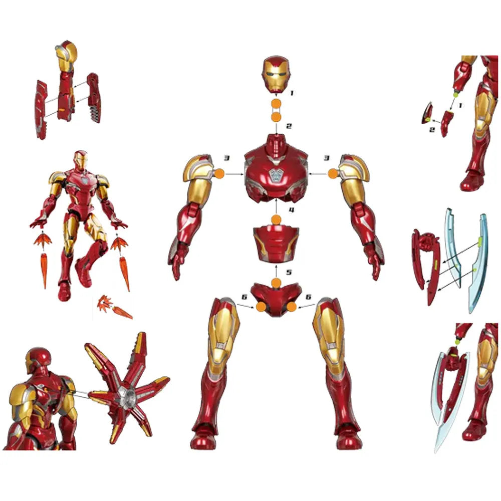 Blokees Marvel Hero Champion Class 01 - Iron Man MK85 EX Model Kits [PRE-ORDER]