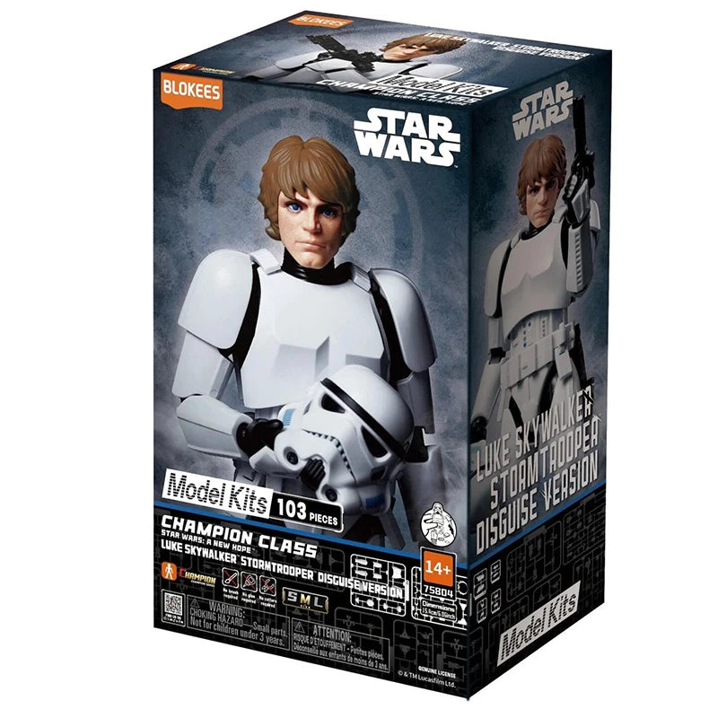 Blokees Star Wars Stormtrooper (Luke Skywalker) Model Kit Champion Class 01 CC04