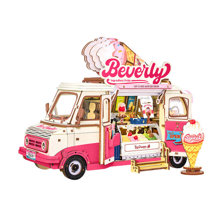 Rolife Beverly's Ice Cream Truck 3D Wooden Puzzle TGS06 [PRE-ORDER]