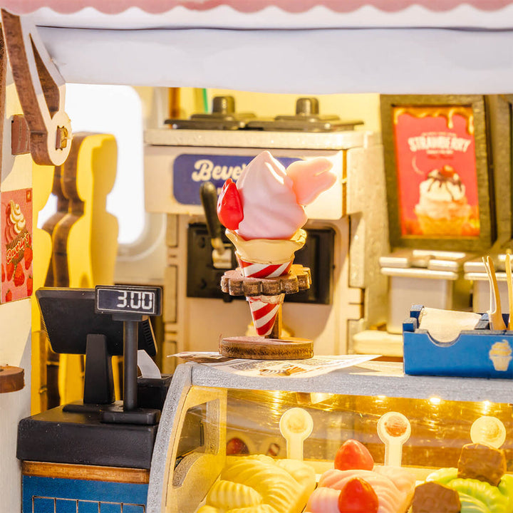 Rolife Beverly's Ice Cream Truck 3D Wooden Puzzle TGS06 [PRE-ORDER]