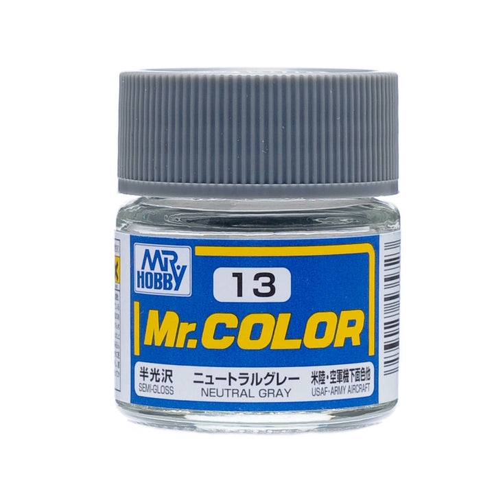MR HOBBY - GSI Creos Mr Color Semi Gloss Neutral Grey C13 10ml