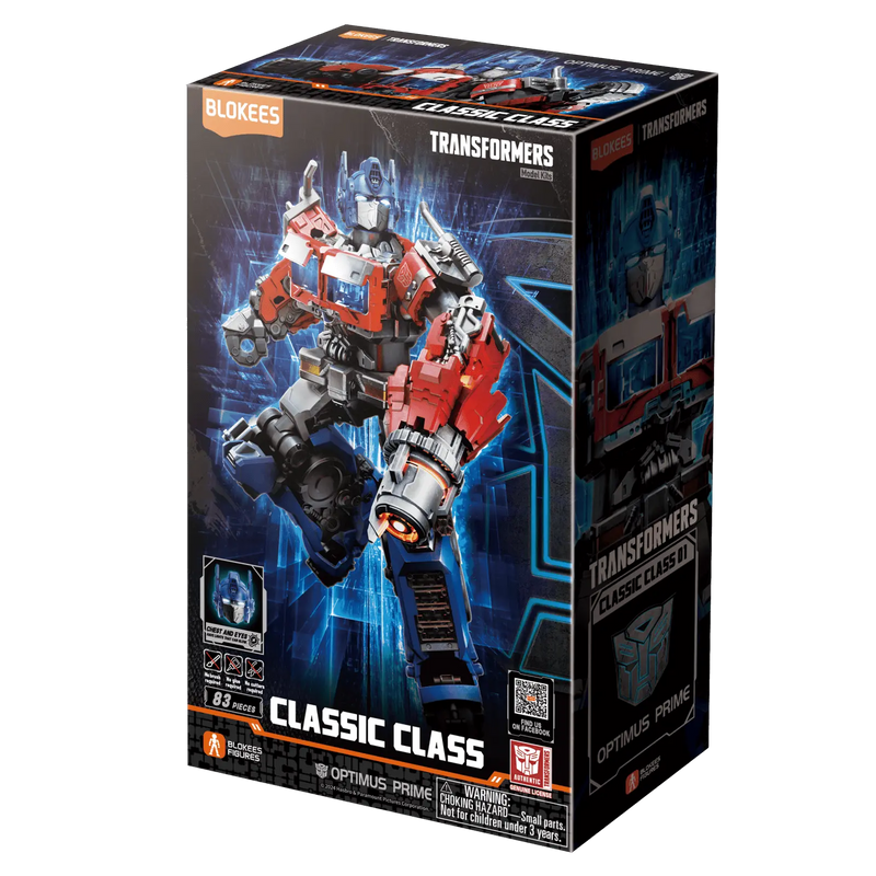 Blokees Transformers Optimus Prime 01 Model Kit Classic Class 01 Luminous Eyes 12.5cm [PRE-ORDER]
