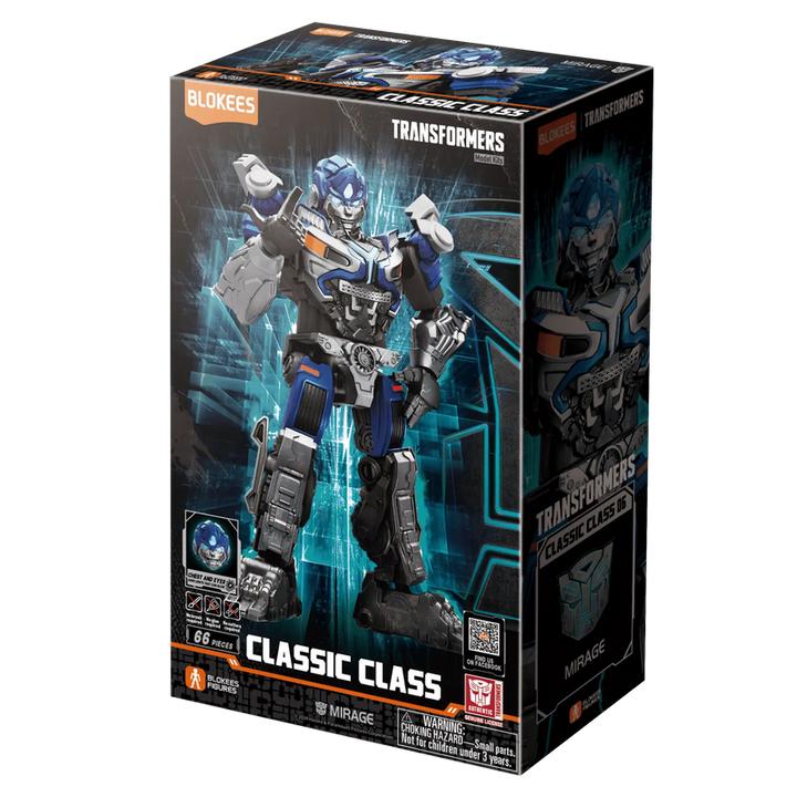 Blokees Transformers Mirage 06 Model Kit Classic Class 06 Luminous Eyes & Chest 10cm [PRE-ORDER]