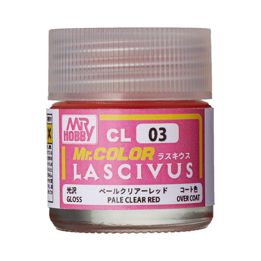 MR HOBBY -  GSI Creos Mr. Color Lascivus Pale Clear Red CL03 18ml