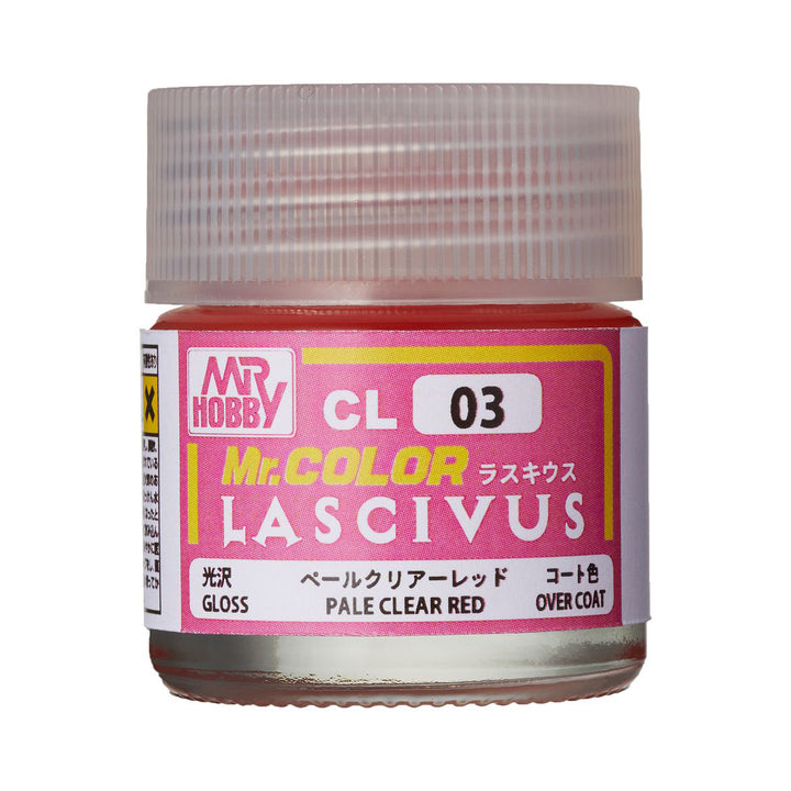 MR HOBBY -  GSI Creos Mr. Color Lascivus Pale Clear Red CL03 18ml