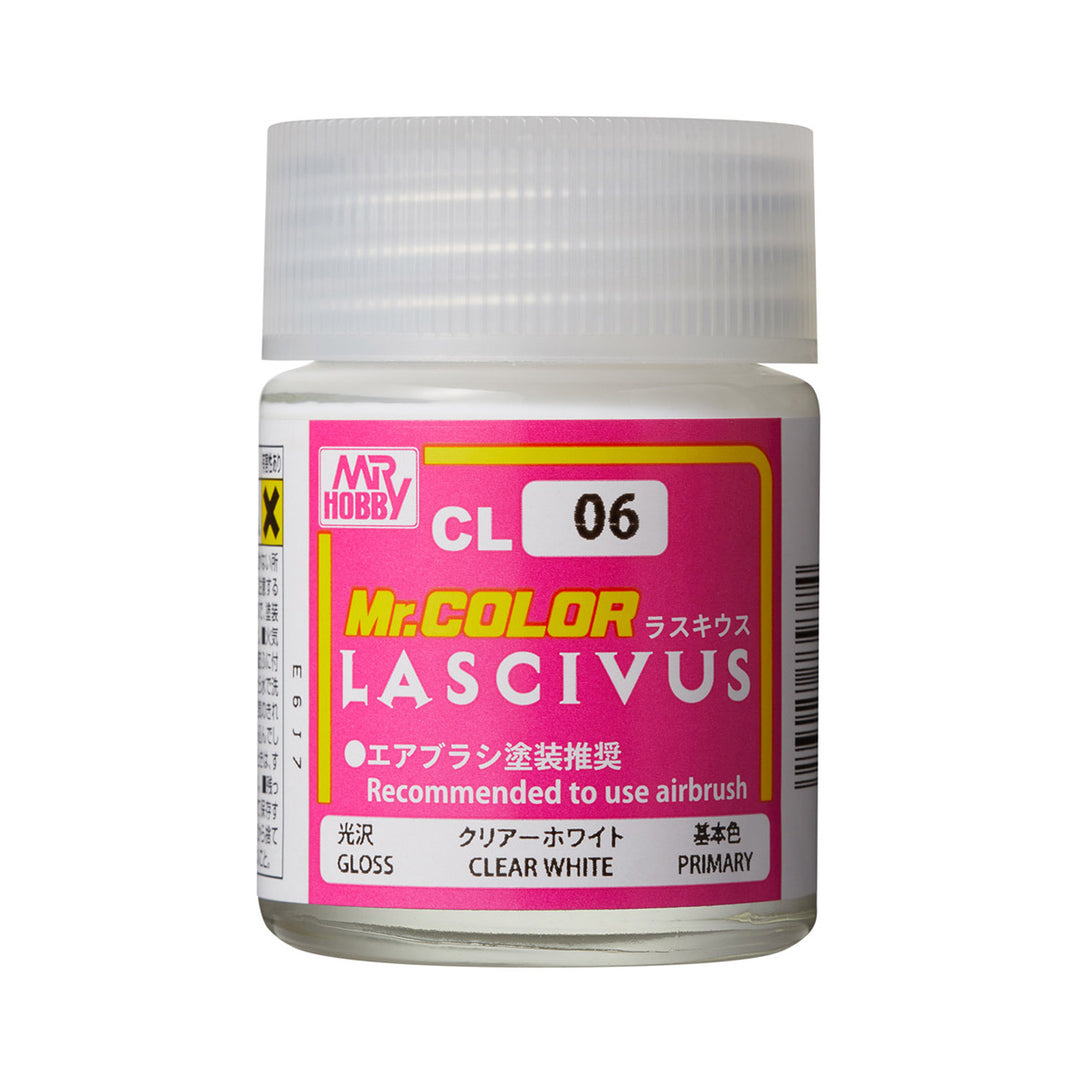MR HOBBY -  GSI Creos Mr. Color Lascivus Clear White CL06 18ml