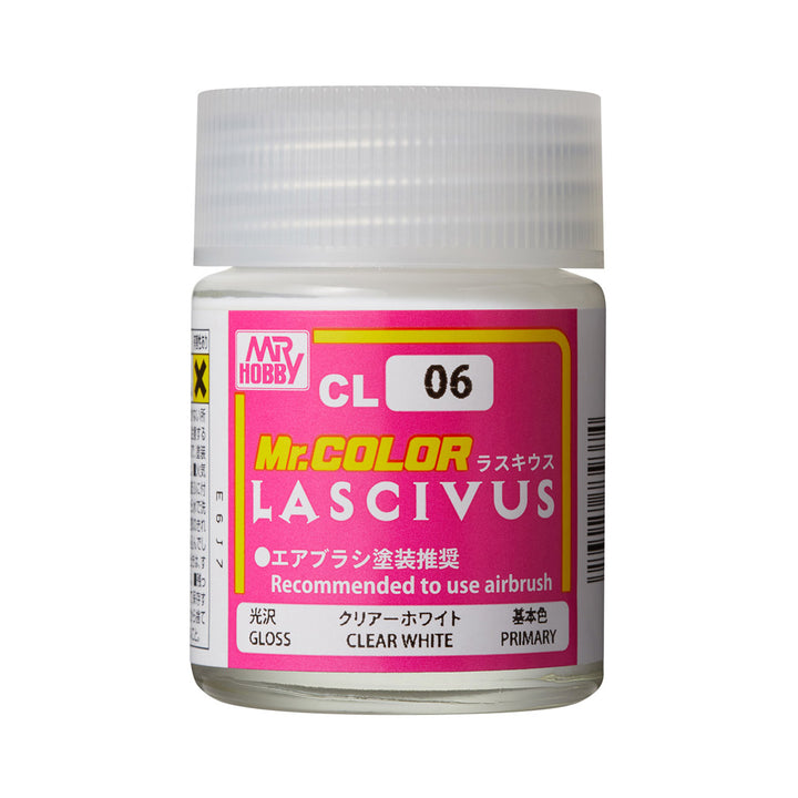 MR HOBBY -  GSI Creos Mr. Color Lascivus Clear White CL06 18ml