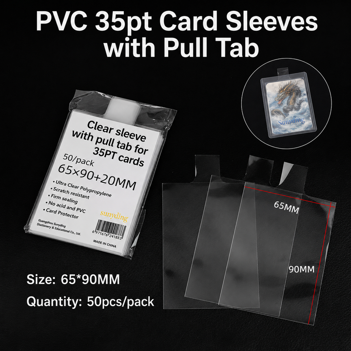 Sanseking - Pull Tag Sleeves 65mm x 90mm 50s