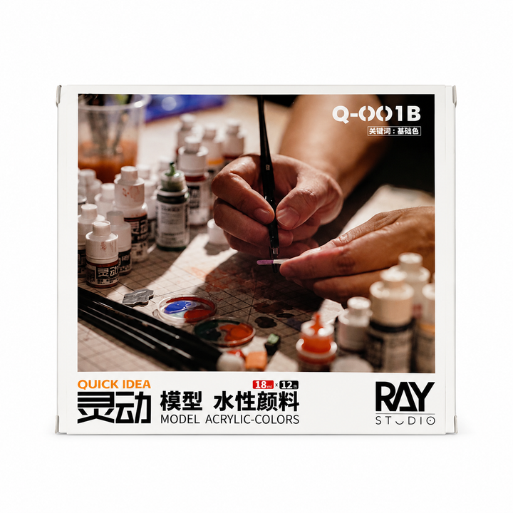 Ray Studio Water Based Acrylic-Colors Model Paint 18ml