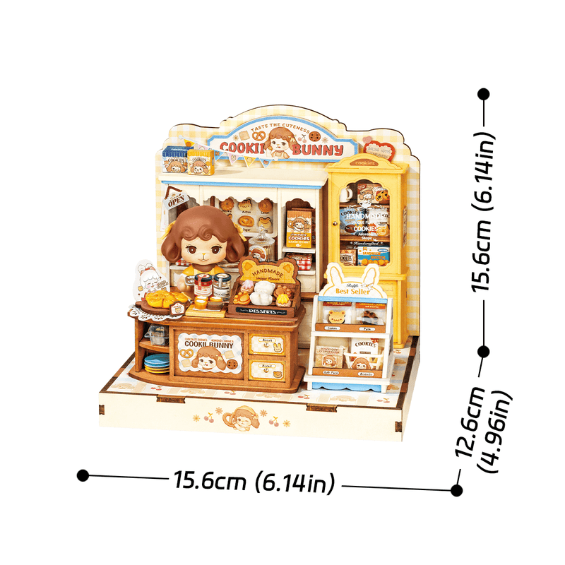 Rolife Cookii Bunny's Cookie Shop DIY Miniature House DG177 [PRE-ORDER]
