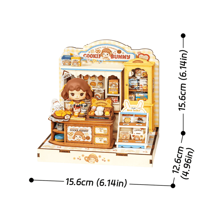 Rolife Cookii Bunny's Cookie Shop DIY Miniature House DG177 [PRE-ORDER]