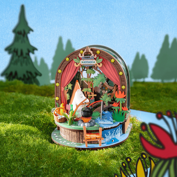 Rolife Moomintroll’s Forest Camp DIY Miniature House DA010