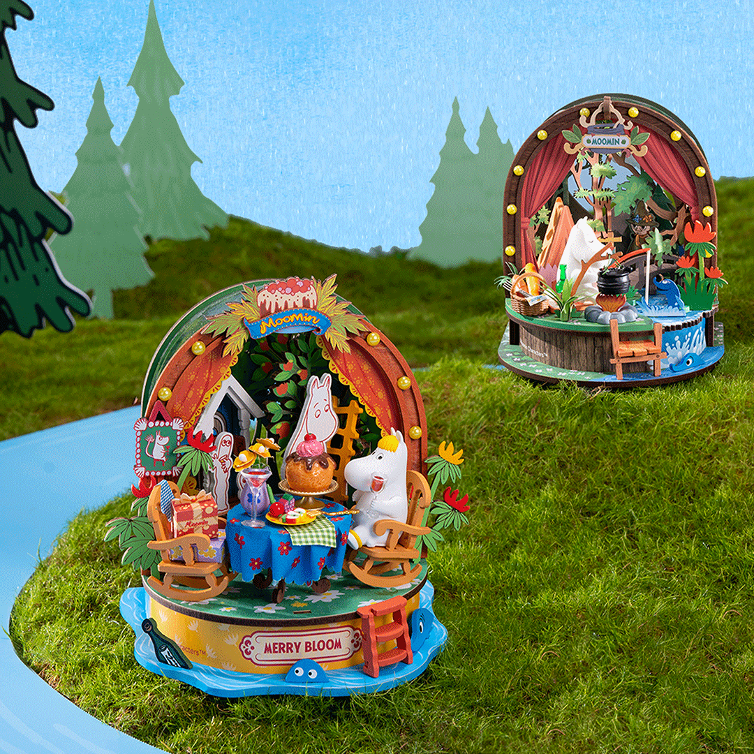 Rolife Moomintroll’s Forest Camp DIY Miniature House DA010