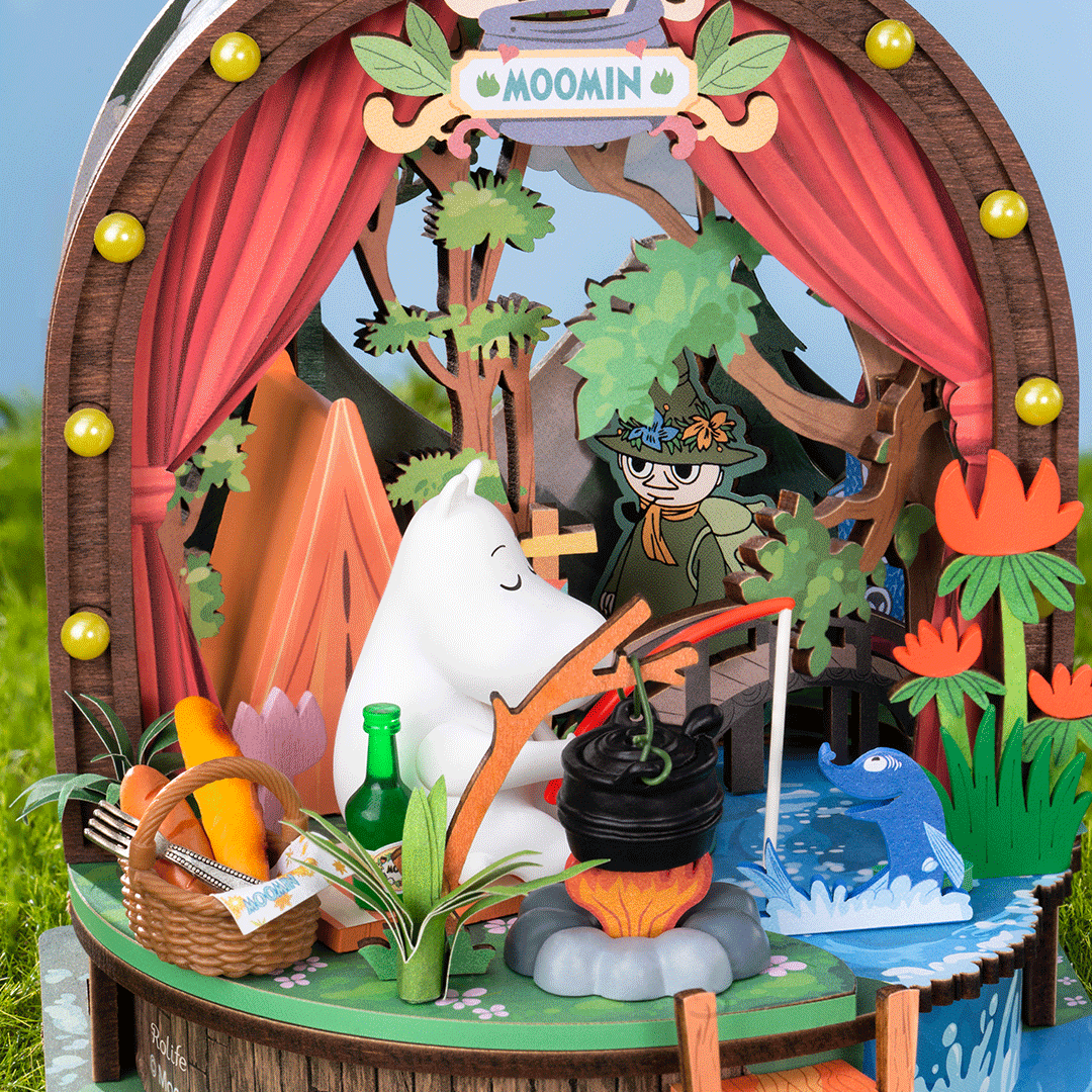 Rolife Moomintroll’s Forest Camp DIY Miniature House DA010
