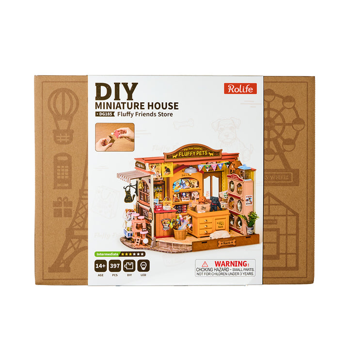 Rolife Fluffy Friends Hub DIY Miniature House DG185