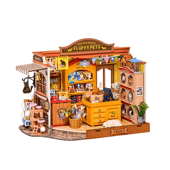 Rolife Fluffy Friends Hub DIY Miniature House DG185